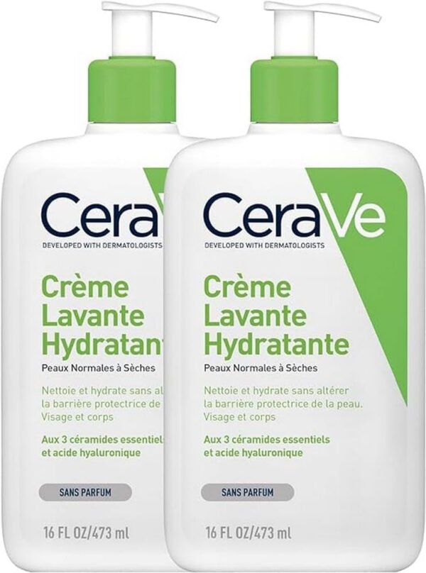 CeraVe Hydrating Cleanser | Face and Body Wash for Normal to Dry skin with Hyaluronic Acid and Ceramides | Fragrance Free - Image 12
