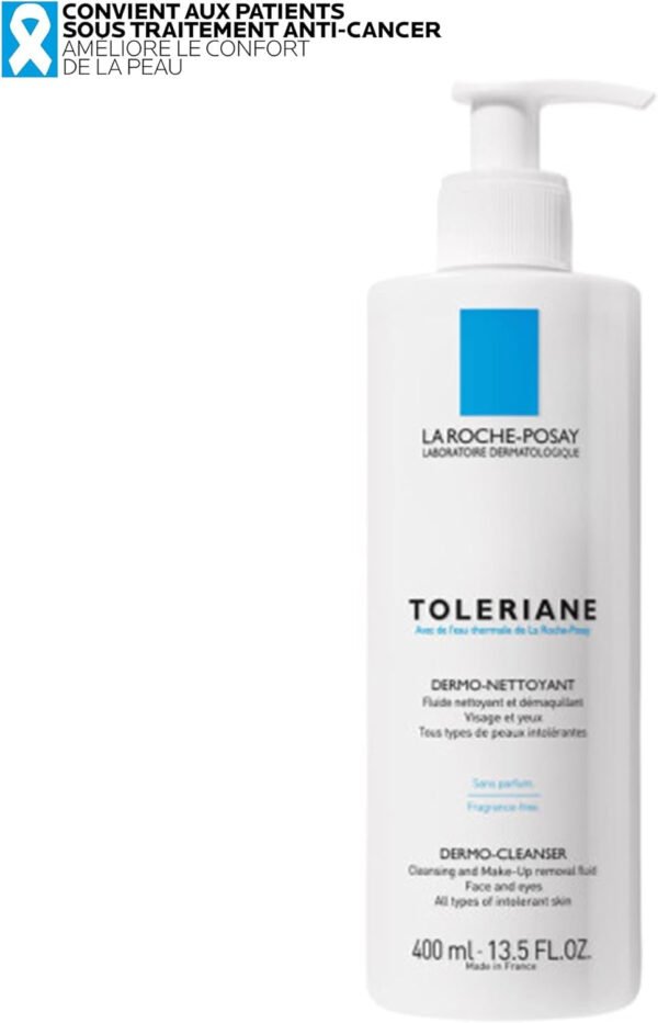 La Roche-Posay Roche Posay TOLERIANE dermo-nettoyant visage & yeux 400 ml - Image 3