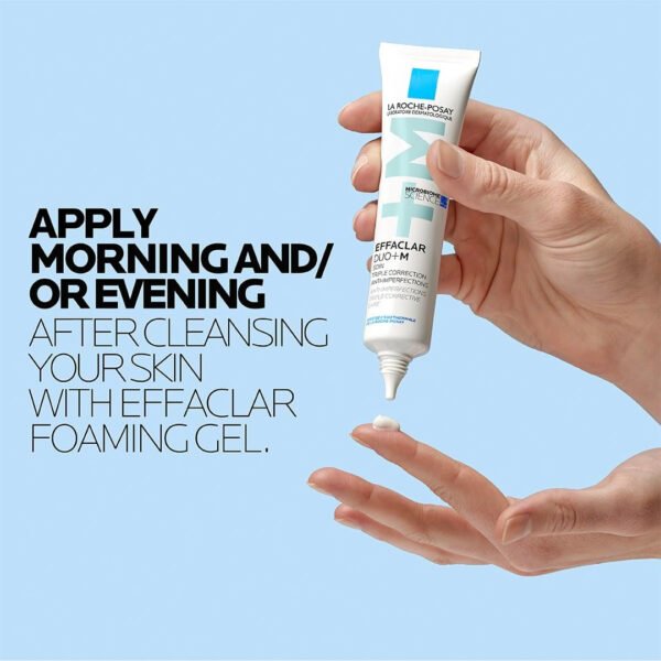 La Roche-Posay Effaclar Duo+M Anti-Blemish Corrective Gel Moisturiser For Oily, Blemish-Prone Skin 40ml - Image 5