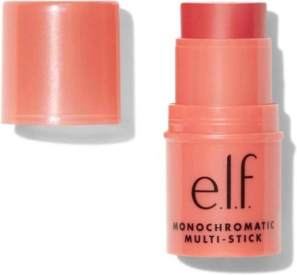 e.l.f. Monochromatic Multi Stick Eyes Lips Cheeks, Dazzling Peony,0.155 Ounce 81346, 4.4 g (Pack of 1) - Image 10