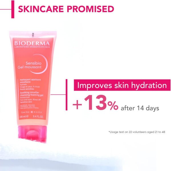 BioDerma Sensibio Soothing Micellar Cleansing Foaming Gel For Sensitive Skin, 100 ml - Image 22