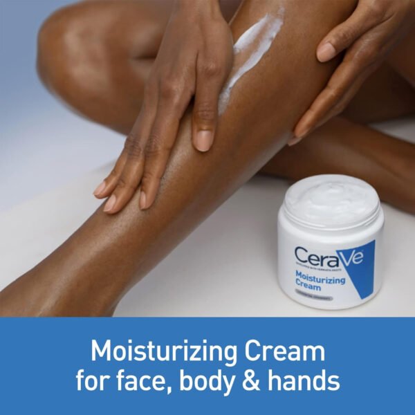 CeraVe Moisturizing Cream | 48H Body and Face Moisturizer for Dry to Very Dry Skin 16Oz, 454 g - Image 9