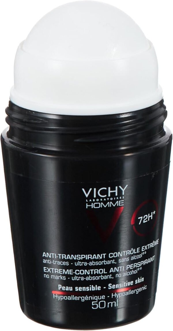 Vichy Homme Anti Perspirant Soothing Effect Deodorant, 50 ml - Image 3