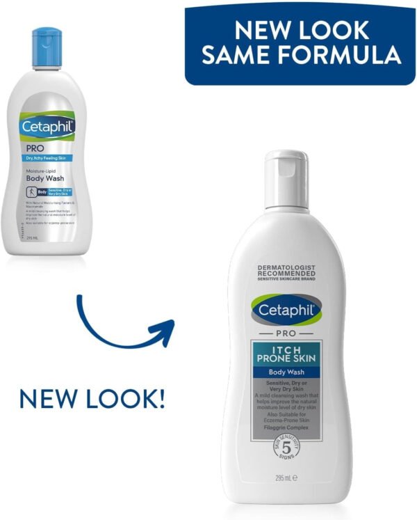 Cetaphil PRO Body Moisturiser, 295ml, Moisturising Lotion For Itch Prone & Eczema Prone Skin, With Niacinamide & Shea Butter, - Image 12