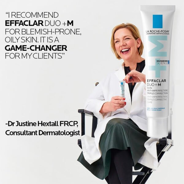 La Roche-Posay Effaclar Duo+M Anti-Blemish Corrective Gel Moisturiser For Oily, Blemish-Prone Skin 40ml - Image 9