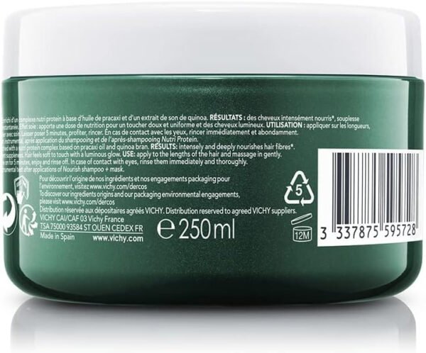 VICHY Dercos Nutrients Nutri Protein Dry Hair Balm 250ml - Image 2