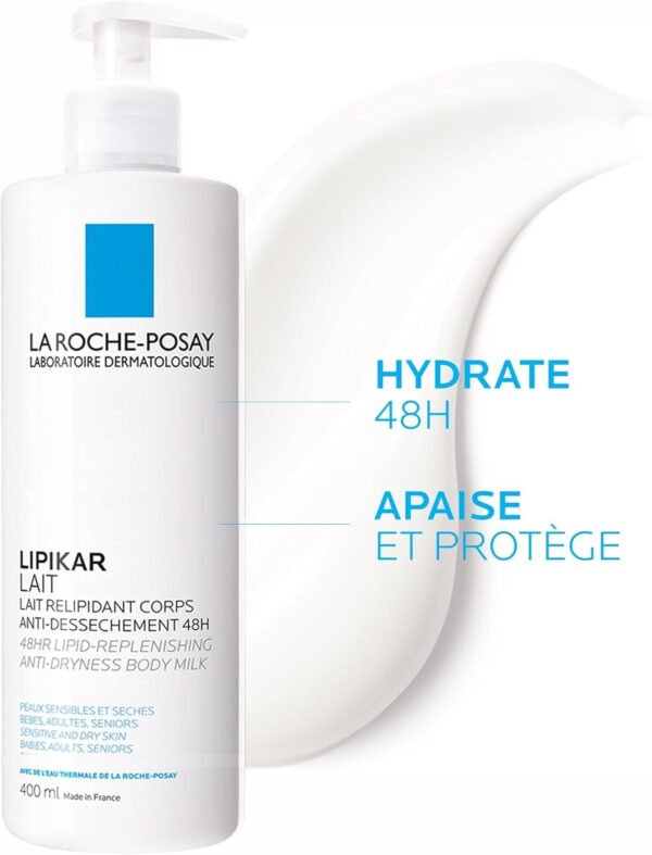 La Roche Posay Lipikar Balm Body Milk, 400 ml - Image 5