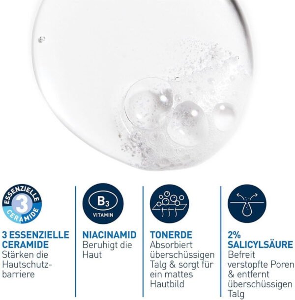 Cerave Blemish Control Face Cleanser With 2% Salicylic Acid & Niacinamide For Blemish-Prone Skin 236Ml - Image 4