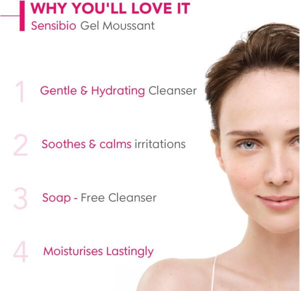 BioDerma Sensibio Soothing Micellar Cleansing Foaming Gel For Sensitive Skin, 100 ml - Image 19
