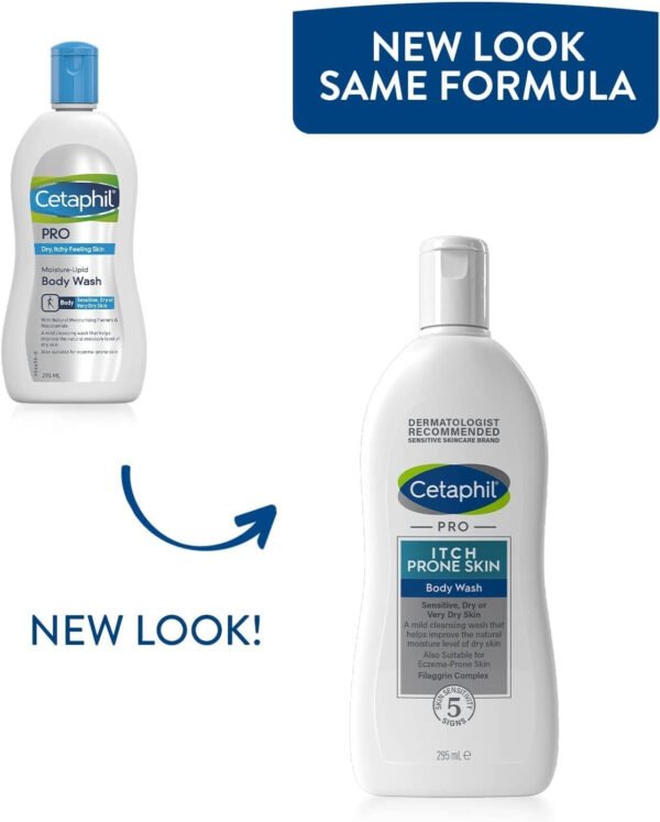 Cetaphil PRO Body Moisturiser, 295ml, Moisturising Lotion For Itch Prone & Eczema Prone Skin, With Niacinamide & Shea Butter, - Image 9