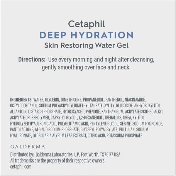 Cetaphil Deep Hydration Skin Restoring Water Gel, 1.7 oz - Image 2