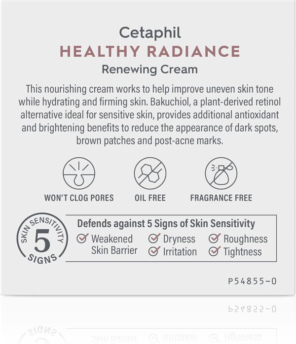 Cetaphil Face Cream by, Healthy Radiance Renewing Cream, Visbily Reduces Look of Dark Spots, Brightening Lotion, Designed for - Image 9
