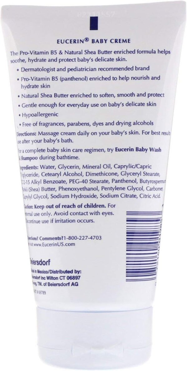 EUcerin, Baby, Creme, 5 Oz (141 G) - Image 2