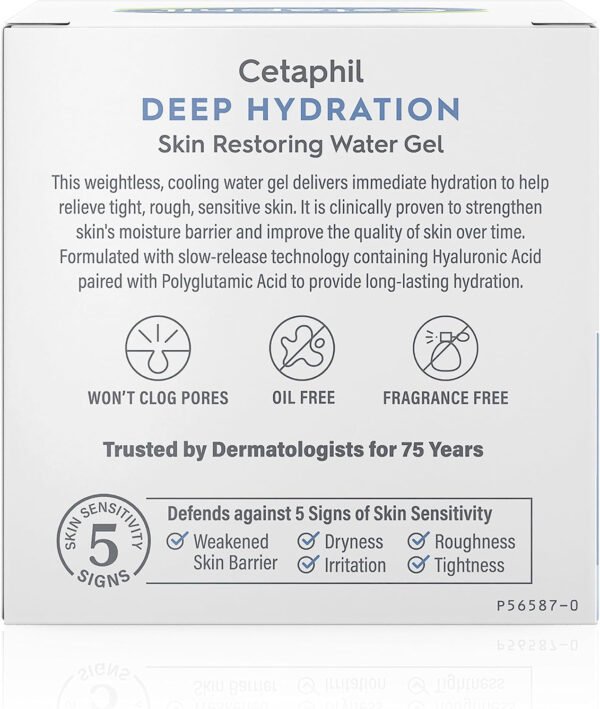 Cetaphil Deep Hydration Skin Restoring Water Gel, 1.7 oz - Image 10