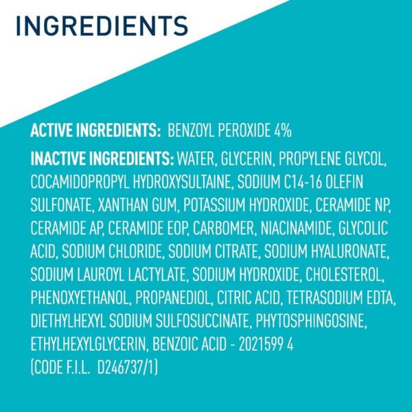 CeraVe Acne Foaming Cream Cleanser, 5 Fl Oz (Pack of 1), Packaging may Vary - Image 7