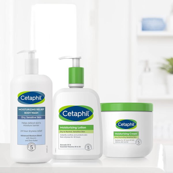 Cetaphil Body Wash by NEW Smoothing Relief Exfoliating Body Wash, Mildy Exfoliates to Smooth Rough, Textured Skin, 24 Hour - Image 6