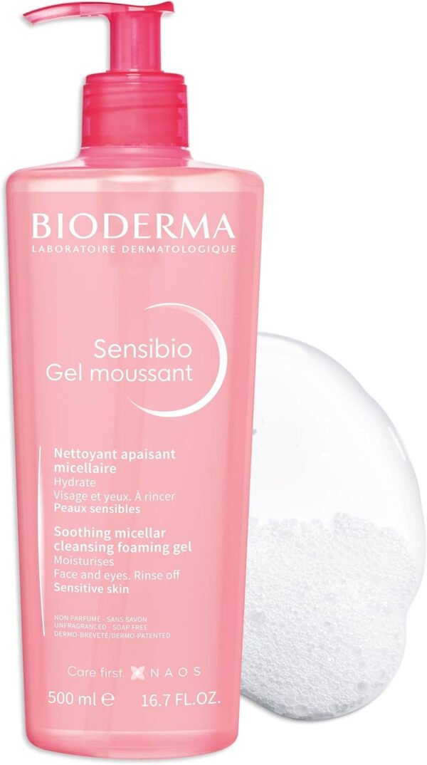 BioDerma Sensibio Soothing Micellar Cleansing Foaming Gel For Sensitive Skin, 100 ml - Image 7