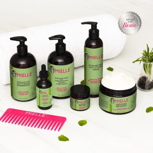 Mielle Organics Mielle Rosemary Mint Strengthening Hair Masque - Image 10