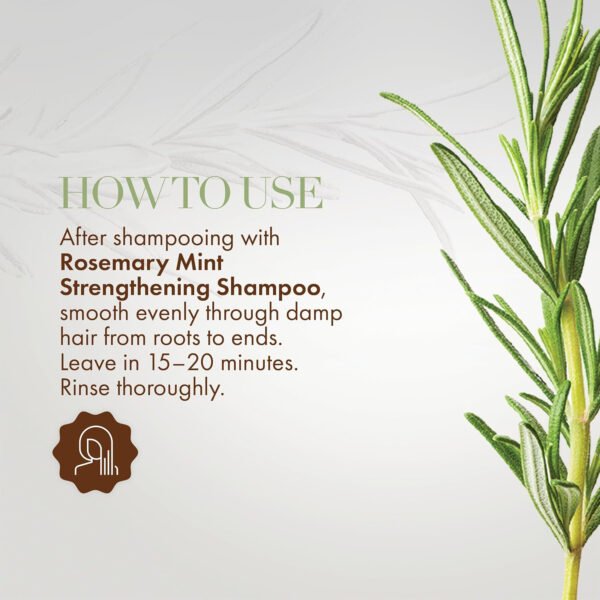 Mielle Organics Rosemary Mint Strengthening Edge Gel For Sleeking And Taming Hair, 57 g, White - Image 11