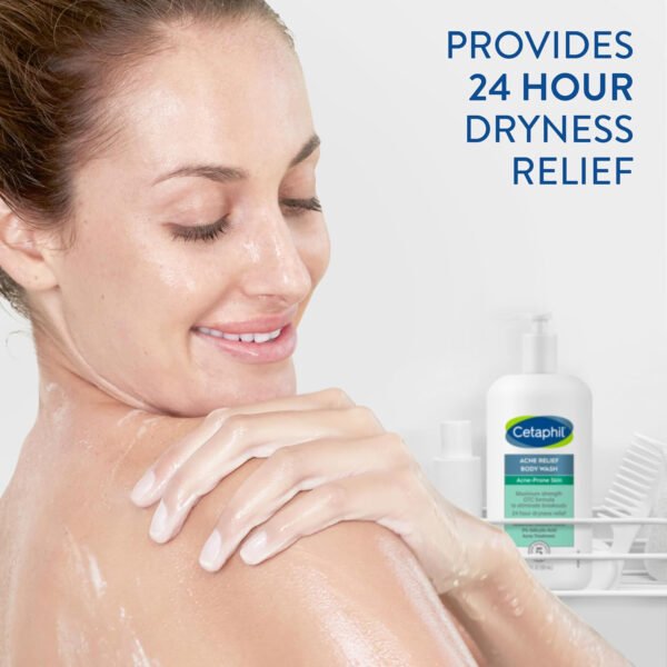 Cetaphil Body Wash by NEW Smoothing Relief Exfoliating Body Wash, Mildy Exfoliates to Smooth Rough, Textured Skin, 24 Hour - Image 12