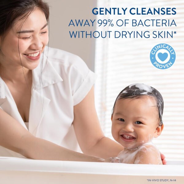 Cetaphil Baby Wash and Shampoo, Moisturizer gentle Cleanser, Foaming Wash with Organic Calendula, Unscented, 400ml - Image 9