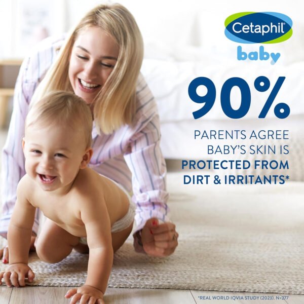 Cetaphil Baby Wash and Shampoo, Moisturizer gentle Cleanser, Foaming Wash with Organic Calendula, Unscented, 400ml - Image 11