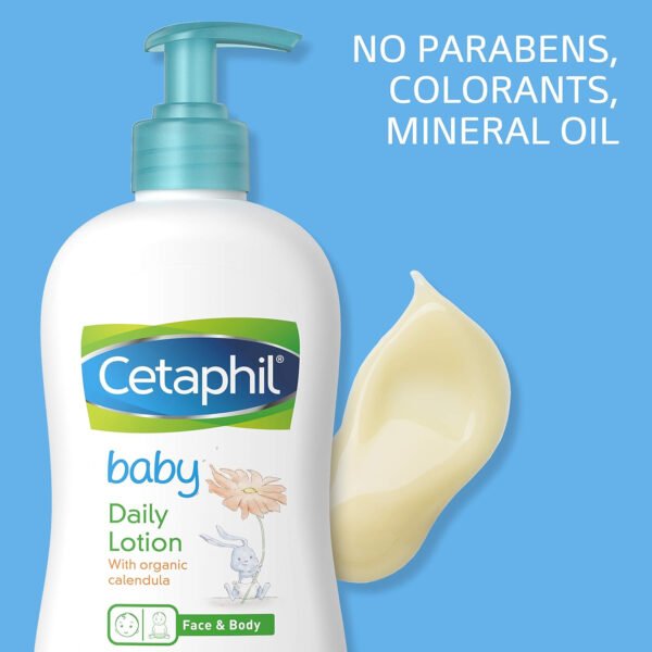 Cetaphil Daily Lotion with Organic Calendula Hypoallergenic Sweet Almond & Sunflower Oils 200ml - Image 18