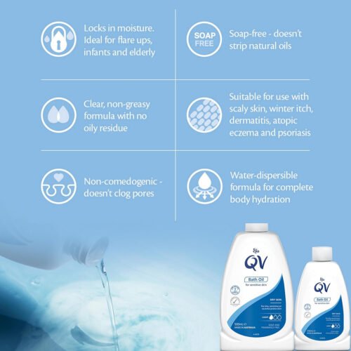 QV Bath Oil (500ml) - Image 5