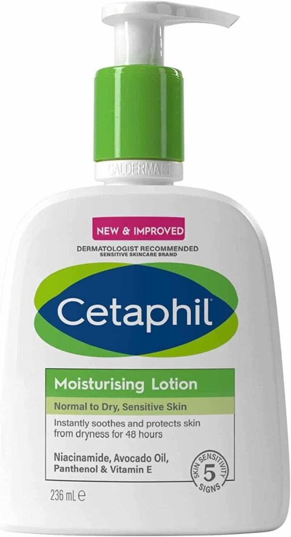 Cetaphil Moisturizing Lotion, Face & Body Moisturizer for Men & Women, Normal to Dry Sensitive Skin, Unscented, 236 ML - Image 7