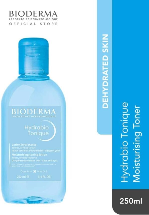 Bioderma Hydrabio Tonique Moisturizing Toning Lotion For Dehydrated Skin, 250ml - Image 2
