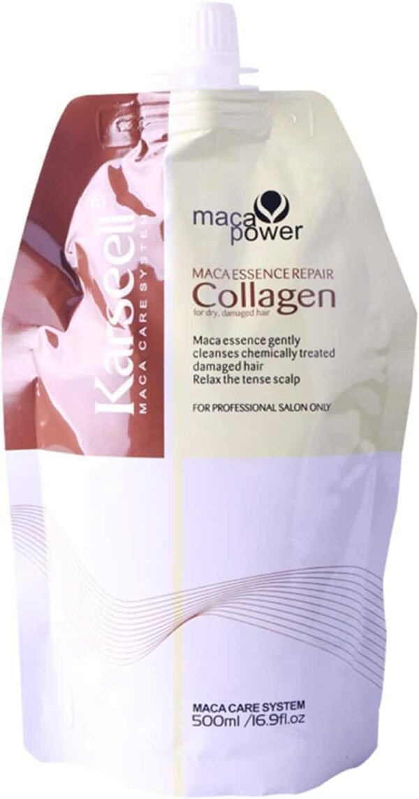 Karseell Hair Mask Collagen Treatment Natural Argan Oil Coconut conditioner for Dry Damaged Hair 16.9 oz (Pack of 1), 500 ML - Image 9