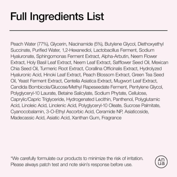 ANUA Peach 70% Niacinamide Serum brightening hydrating face serum hyperpigmentation treatment reducing melanine daily clean beauty, 30 ML - Image 8