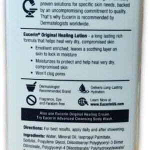 Eucerin Orig Ltn 8.4z Size 8.4z Eucerin Original Dry Skin Lotion