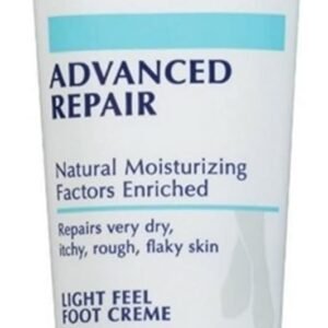 Eucerin Advanced Repair, Light Feel Foot Creme, Fragrance Free (3oz/85g)