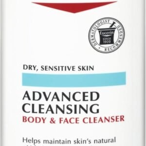 Eucerin Advanced Cleansing Body & Face Cleanser - Fragrance & Soap Free for Dry, Sensitive Skin - 16.9 fl. oz Bottle