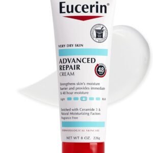 Eucerin Advanced Repair Body Cream, Body Cream for Very Dry Skin, 8 Oz Tube