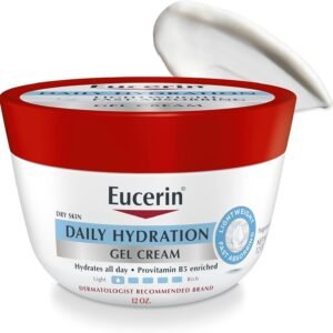 Eucerin Daily Hydration Gel Cream, Hydrating Cream, Non-Greasy Moisturizer, 12 oz.