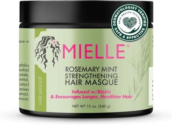 Rosemary Mint Strengthening Hair Mask 340g - Image 2