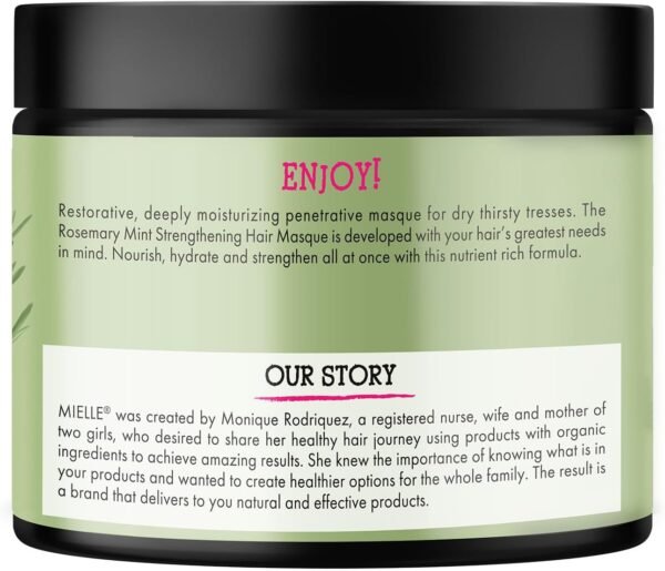 Rosemary Mint Strengthening Hair Mask 340g - Image 8