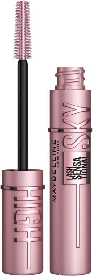 Maybelline New York Mascara, Volumizing & Lengthening Mascara, Washable Flake-Free Formula With Bamboo Extract & Fibres, Lash