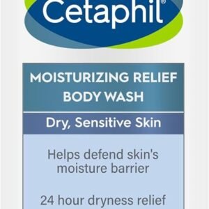 Cetaphil Body Wash by NEW Smoothing Relief Exfoliating Body Wash, Mildy Exfoliates to Smooth Rough, Textured Skin, 24 Hour