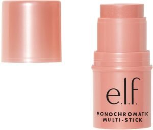 e.l.f. Monochromatic Multi Stick Eyes Lips Cheeks, Dazzling Peony,0.155 Ounce 81346, 4.4 g (Pack of 1)