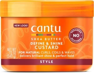 Cantu Shea Butter For Natural Hair Define Shine Custard, 340 Gm, 340g