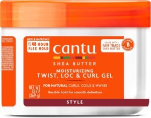 Cantu Shea Butter For Natural Hair Moisturizing Twist & Lock Gel, 13 Ounce (Pack Of 1)